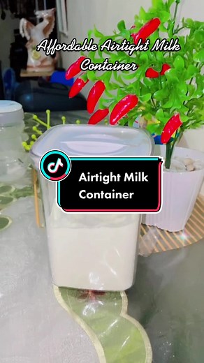 Airtight Milk Container pwede din lagyan ng mga food. #airtightcontainer #organizer #milkstorage #homebuddiesph #fyp #fypシ
