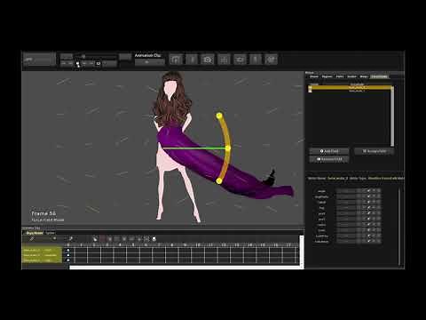How To Animate Cloth And Hair with Creature 2D