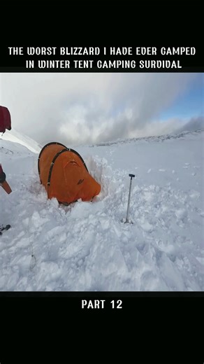 THE WORST BLIZZARD I HAVE EVER CAMPED IN WINTER TENT CAMPING SURVIVAL #worst #blizzard #have #winter #camping