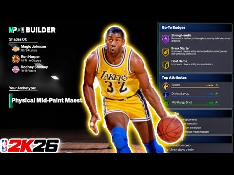 Best *PRIME* MAGIC JOHNSON Build in NBA 2K26