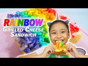 How To Make Rainbow Grilled Cheese Sandwich
