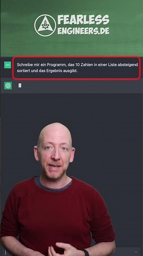 KI hilft Anfängern beim Programmieren (Liste sortieren)