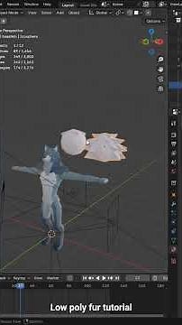 blender low poly fur tutorial - #blender #tutorial #blender3d #fur #werewolf #lowpoly #fantasy #art
