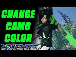PSO2:NGS Changing Certain Weapon Camo's Color