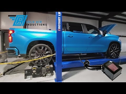 2019 Silverado Cold Air Intake Dyno Comparison VS Stock Cold Air Inductions