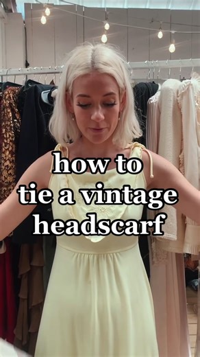 How to Tie a Vintage Headscarf: Step-by-Step Guide