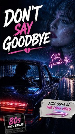 80s Power Ballad That Still Hurts | DON'T SAY GOODBYE 💔 #shorts