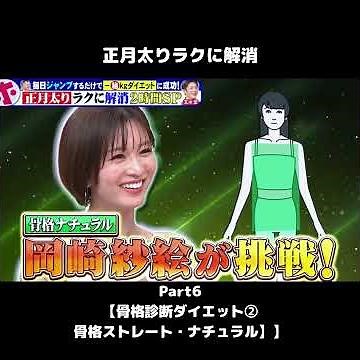 #shorts 【正月太りラクに解消6】骨格診断ダイエット②骨格ストレート・骨格ナチュラル #ホンマでっかtv