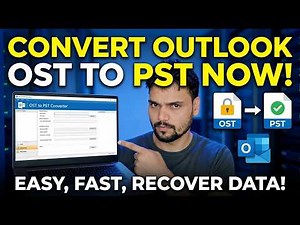 Convert Outlook OST to PST Free (Step-by-Step)
