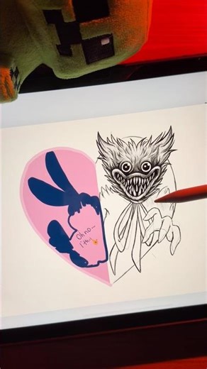 How to draw Huggy Wuggy #artworkout #huggywuggy #poppyplaytime #howtodraw #art #drawing #tutorial