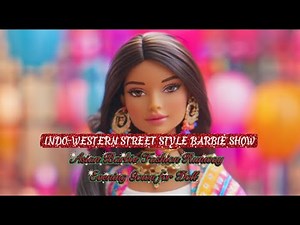 Asian Barbie Fashion Runway | AI Evening Gown for Doll