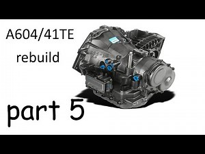 A604/41TE Transmission Rebuild at home!!! Part 5.
