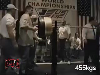 Ed Coan squatting 455kg | Powerlifting World