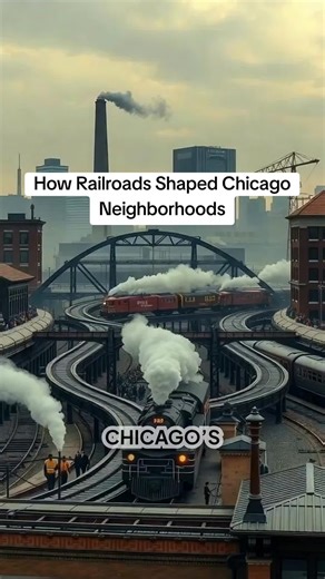 How Railroads Shaped Chicago Neighborhoods Chicago before and after america history chicagotiktok Chicago USA Chicago building Why Chicago exist Railroads and segregation Chicago chicago_past_and_present How Railroads changed Chicago How Railroads changed cities #MidwestHistory #ChicagoNeighborhoods #HistoryofChicago #ChicagoHistory #ChicagoRailroads
