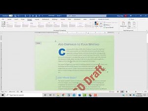 Word Chapter 8 Pause and Practice 8-1, steps 8-10