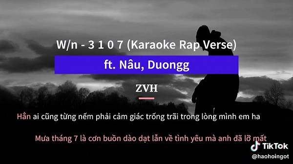 3107 Karaoke Rap Verse Featuring Nâu and Duongg