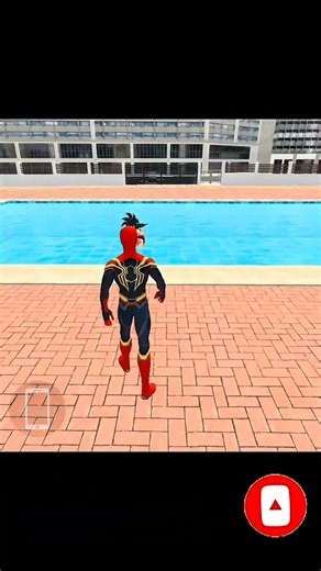 🔥 Little Goku vs Red Venom! Spiderman Ne Maar Diya 😱 | Indian Theft Auto Simulator #Shorts #viral