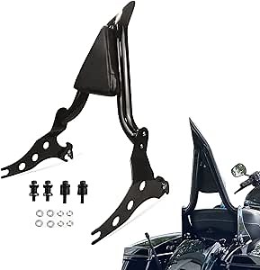 Amazon.com: [New Generation] Black Sissy Bar, Detachable Passenger Backrest Rear Pad Fit for Harley Fat Boy FLFBS 2018-2023 2024 Breakout 2013-2023 : Automotive