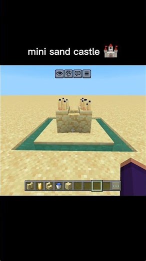 Mini Desert Castle in Minecraft! 🏜️🏰 (Small but EPIC Build)