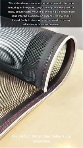 No Glue, No Screws! This Slotted Tube Changes Everything for Fabric Mounting