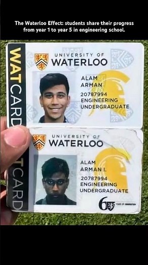 The Waterloo Effect: students share their progress from year 1 to year 5 in engineering school #uni