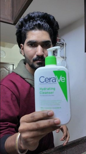 My Night Face Wash Routine 🌙 CeraVe Gentle Hydrating Cleanser ✨