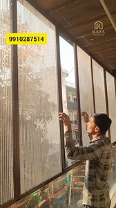 2.3K views · 1.1K reactions | Aluminium Pleated Mesh Door Lagao or apni ghar ko protect karo machhar makhhi kabootar ya kisi bhi insect se Contact us:- 9910287514 #pleatedmeshdoor #insectscreens #razameshsolution @raza.mesh.solutions.96 | Raza Interior | Facebook