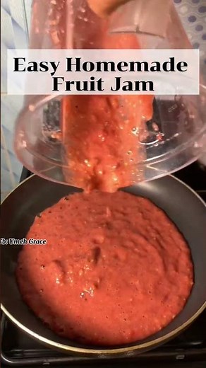 How to make Fruit Jam/Easy Homemade Jam #fruitjamrecipe #strawberryjamrecipe #homemadejamrecipe