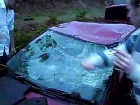 seymore and shane smashing sum glass