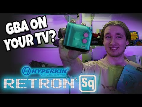 RetroN Sq Game Boy Advance HD TV Retro Console UNBOXING & OVERVIEW | Hyperkin
