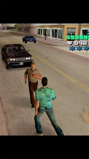 Cop vs cop 😂😂. #gta #gta6 #gtavicecity #ps2