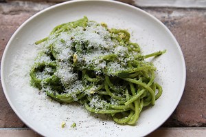 Pistachio Pesto Spaghetti Recipe
