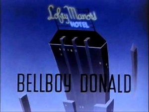 Donald Duck - "Bellboy Donald" (1942) - recreation titles