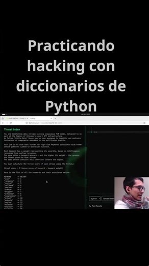 Practicing dictionary hacking in Python #python #linux #hackthebox