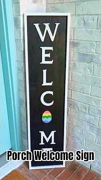 This Interchangeable Porch Welcome Sign Hack Is Genius