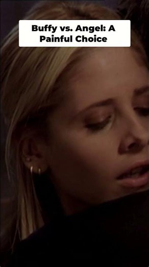 Buffy's Anguish: Heartbreak & Resolve in Angel's Arms #shorts