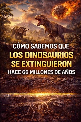 How do we know that dinosaurs became extinct 66 million years ago? #History #Science