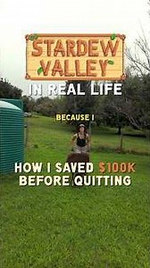 how to save $100k as a regular person with a regular job 💸 #stardewvalley