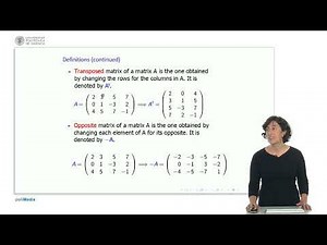 Definition of Matrix | 7/14 | UPV