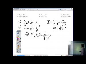 transformation en Z : exercices calcul