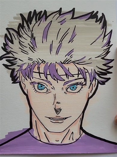 Dessin de Gojo Satoru : Un Art Inspiré de Jujutsu Kaisen