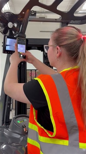 What happens when a forklift driver scans the code 🤣
