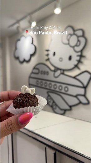 Viral Hello Kitty Cafe in São Paulo, Brazil! Located in Japan district, Liberdade