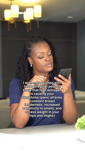 Estrogen is one of the most important hormones in a woman’s body. It influences reproductive health, bone strength, heart protection, metabolism, and even mood. When it’s too high, the effects are noticeable, like heavy periods, PMS, fibroids, mood swings, brain fog, and stubborn weight gain. High estrogen—also called estrogen dominance—can show up in ways many women don’t expect. If you’re dealing with panic attacks, constant breast tenderness, sensitivity to smells, heavy or irregular periods,