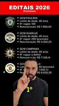 Municipal Guard Recruitment Exams in São Paulo