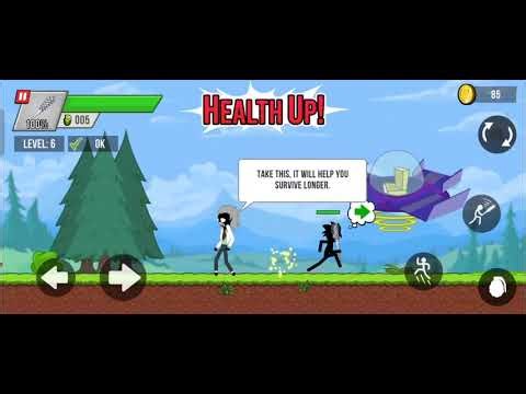 Stickman vs zombies green hills chapter 1 1 to 10 levels full gameplay