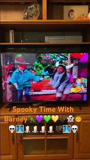 Get Spooky With Barney This Halloween💀🦇👻🩻💀🦇🎃(DVD Capture💿) #barneythedinosaur #halloween 🎃