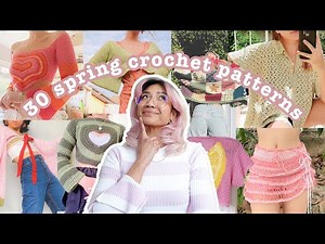 30 SPRING crochet patterns 🌷project inspo w. links!