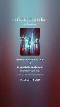 Je t’aide, puis je te laisse – une chanson sur le fait d’aider sans retenir