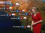Weather reporter can't stop laughing while live on air
